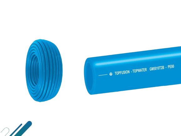 Tubo PEAD PE80 azul TopWater